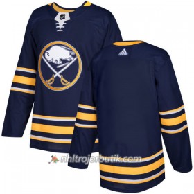 Män Ishockey Buffalo Sabres Tröja Blank Adidas 2017-2018 Marinblå Authentic